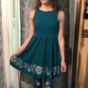 Teal Supernatural babydoll dress